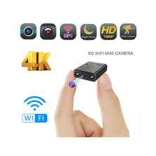4K Full HD1080P Mini WiFi kamera, IR-CUT judesio aptikimo apsauga HD vaizdo įrašymo įrenginys, palaiko TF kortelę