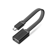 Adapteris Micro USB prie OTG UGREEN US133 (juodas)