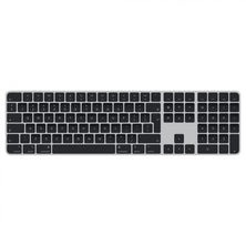 Apple Magic Keyboard with Touch ID MMMR3Z/ A Standard, belaidė, EN, skaičių klaviatūra, juoda, Bluetooth