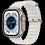 Apple Watch Ultra GPS + Cellular, 49 mm titano dėklas su balto vandenyno apyranke, modelis A2684