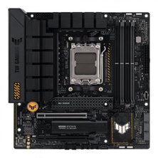 Asus TUF GAMING B650M-PLUS Procesorių šeima AMD, procesoriaus lizdas AM5, DDR5 DIMM, 4 atminties lizdai, palaikomos stan...