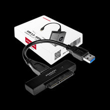 AXAGON ADSA-1S USB2.0 – SATA HDD išorinis adapteris, įsk. 2,5