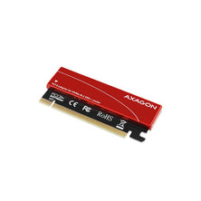 AXAGON PCEM2-S PCI-E 3.0 16x - M.2 SSD NVMe, iki 80 mm SSD, žemo profilio, aušintuvas