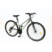 BICYCLE MTB WX400 R:28" F:18"/ GREY/ GREENWHISPER