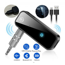 Bluetooth 5.0 garso imtuvas ir garso adapteris 3,5mm AUX