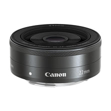 Canon EF-M 22mm f/ 2 STM (Black) - Baltoje dėžutėje (white box)