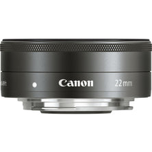 Canon EF-M 22mm f/ 2 STM (Black) - Baltoje dėžutėje (white box)